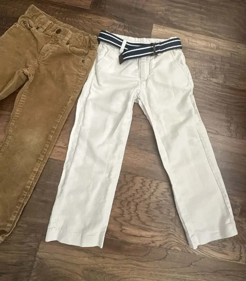Janie and Jack Boys (2) - Linen / Corduroy Trousers/Pants